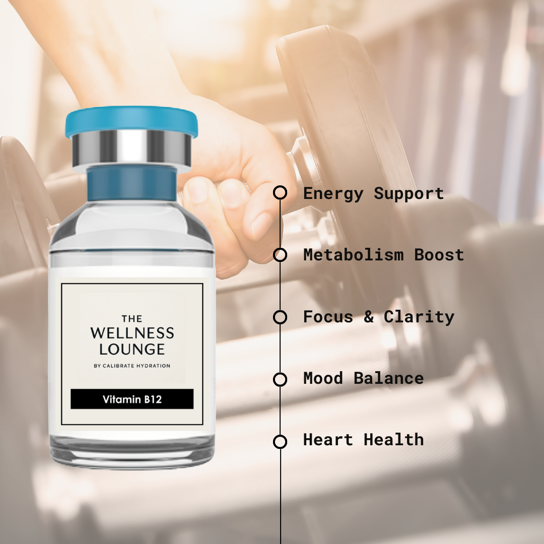 Complete Vitamin B12 Injectable Home Kit by Calibrate Wellness with vial and all necessary supplies